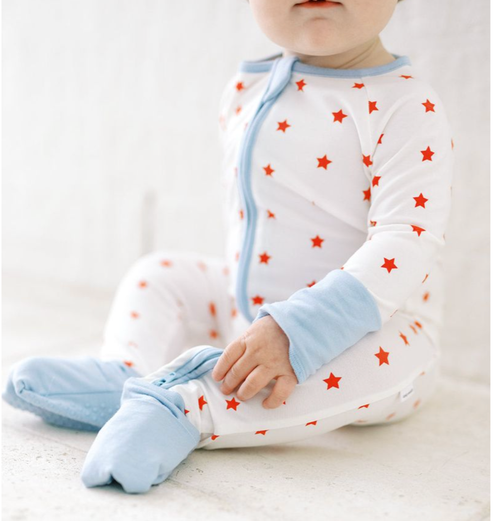 Red Star Sleep Romper - Magpies Paducah