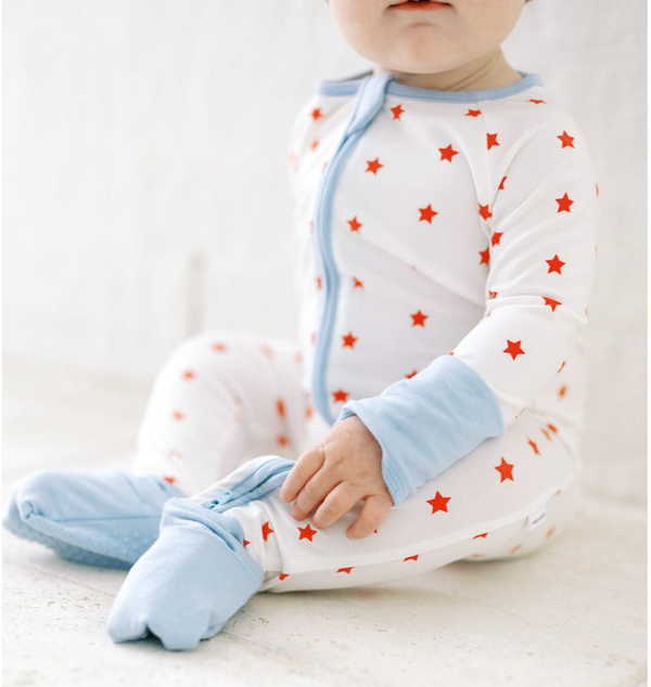 Red Star Sleep Romper - Magpies Paducah