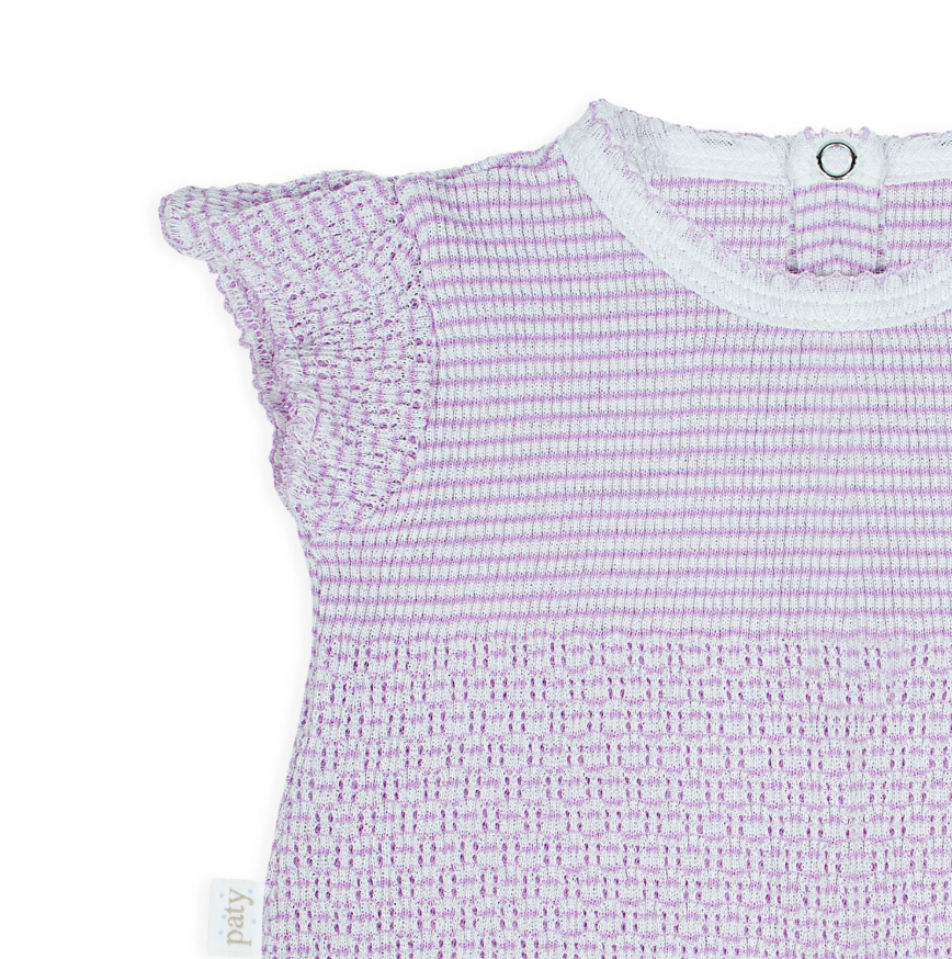Flutter Sleeve Diaper Set, Lavender - Magpies Paducah