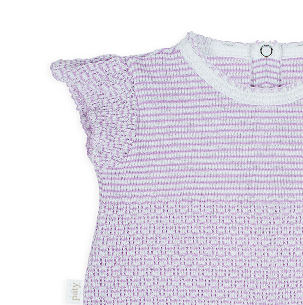 Flutter Sleeve Diaper Set, Lavender - Magpies Paducah