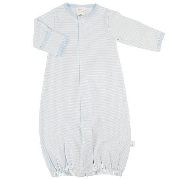Organic Converter Gown, Blue Stripe - Magpies Paducah