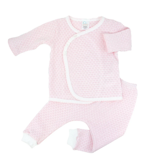 Kimono Top + Legging Set, Pink - Magpies Paducah