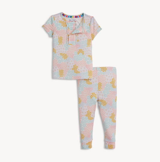 Ruffle Short Sleeve PJ Set, Harper - Magpies Paducah