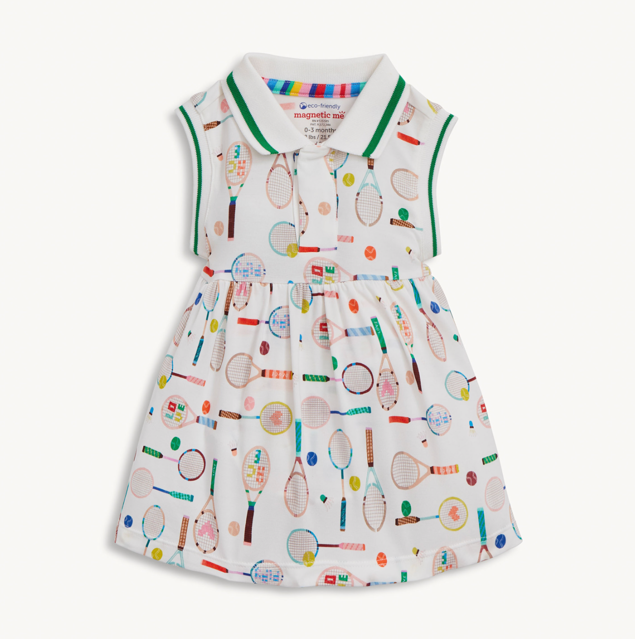 Modal Bodysuit Polo Dress, Love All - Magpies Paducah
