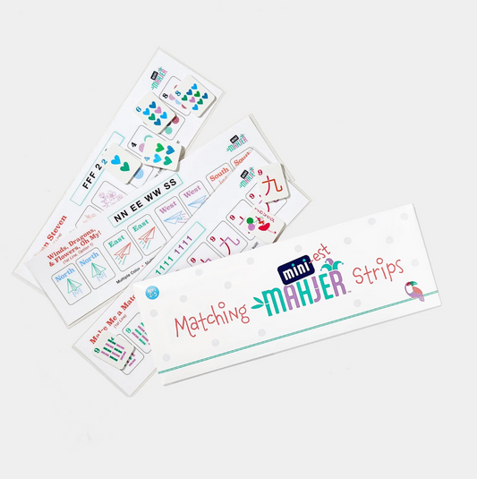 Miniest Mahjer Matching Strips - Magpies Paducah