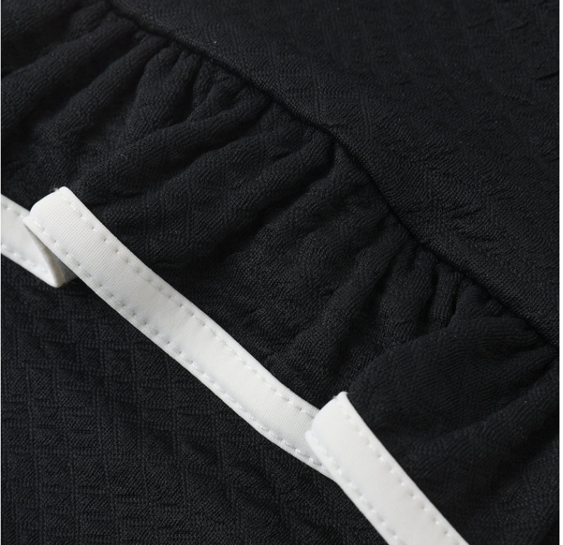 Skirted One Piece, Black - Magpies Paducah