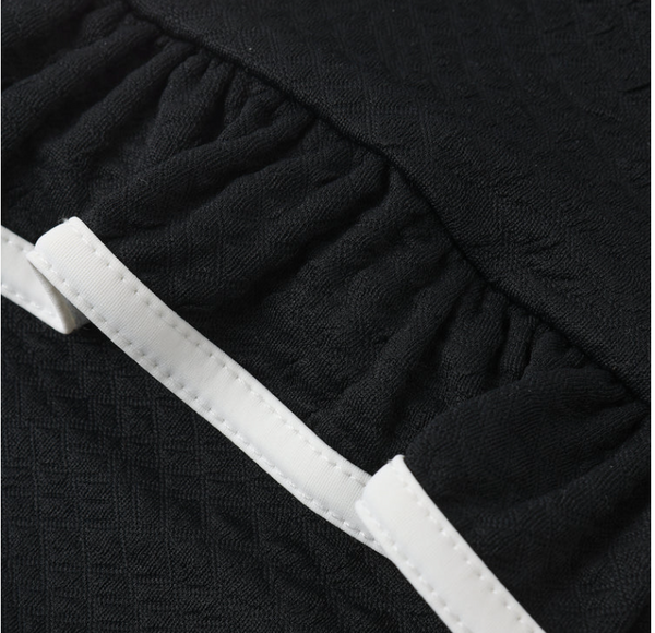 Skirted One Piece, Black - Magpies Paducah