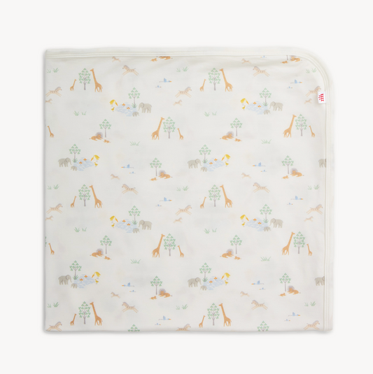Baby Blanket, Serene Safari - Magpies Paducah