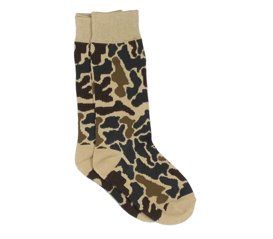 Lucky Duck Socks, Vintage Camo