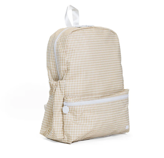 Backpacker, Khaki Gingham **PreORDER**