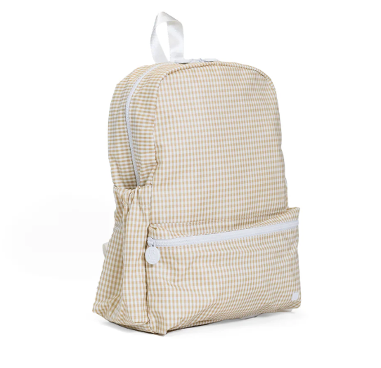 Backpacker, Khaki Gingham **PreORDER**