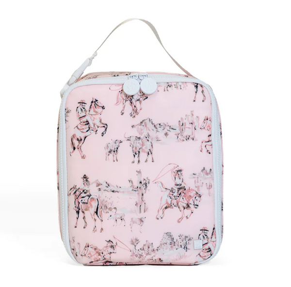 Insulated Lunch Bag, Cowgirl Toile **PreORDER**