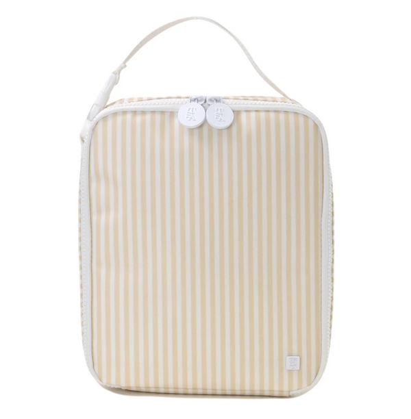 Insulated Lunch Bag, Sand Pimlico Stripe **PreORDER**