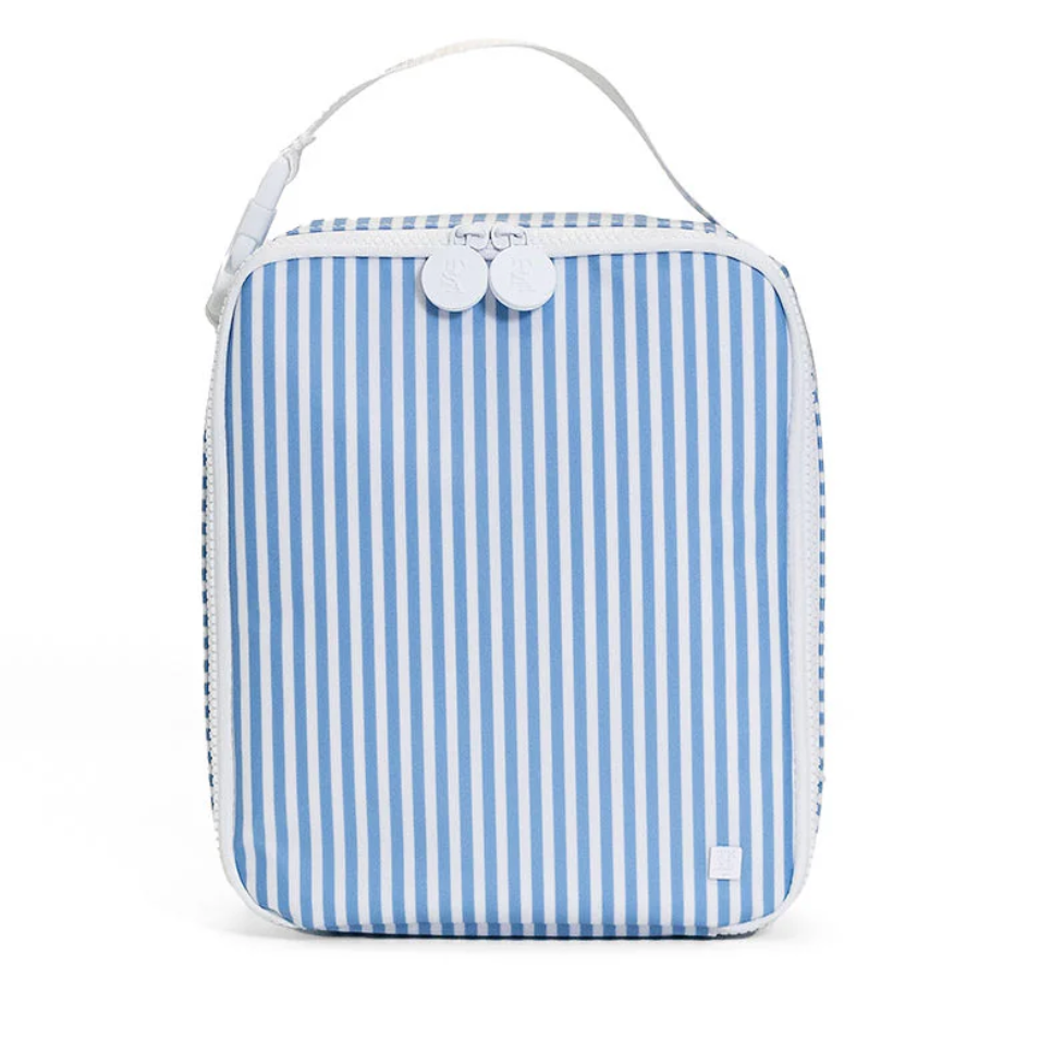 Insulated Lunch Bag, Chambray Pimlico Stripe **PreORDER**