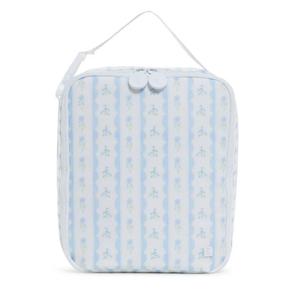 Insulated Lunch Bag, Blue Ribbon Floral **PreORDER**