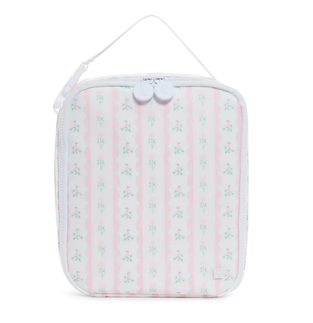Insulated Lunch Bag, Pink Ribbon Floral **PreORDER**