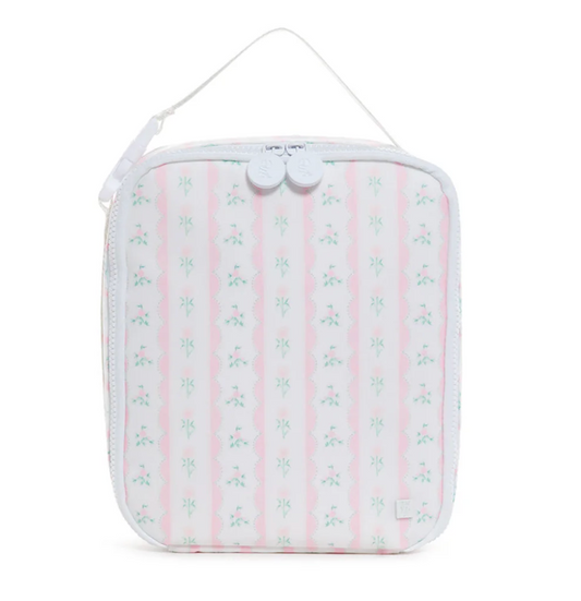 Insulated Lunch Bag, Pink Ribbon Floral **PreORDER**