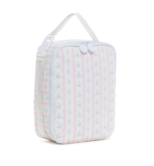 Insulated Lunch Bag, Pink Ribbon Floral **PreORDER**
