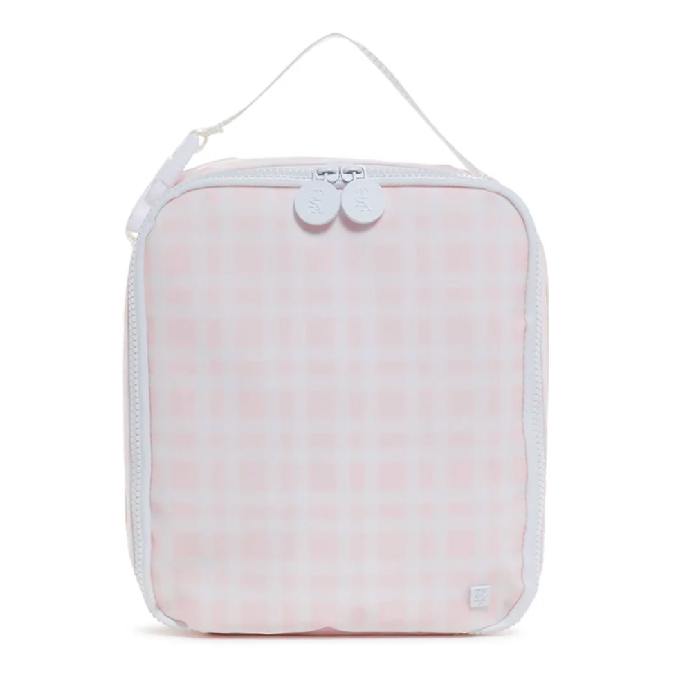 Insulated Lunch Bag, Pink Pimlico Plaid **PreORDER**