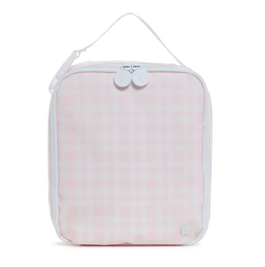 Insulated Lunch Bag, Pink Pimlico Plaid **PreORDER**
