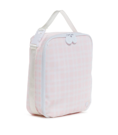 Insulated Lunch Bag, Pink Pimlico Plaid **PreORDER**