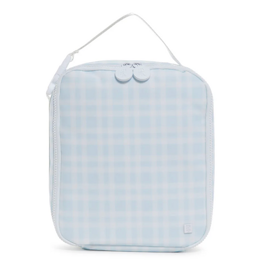 Insulated Lunch Bag, Blue Pimlico Plaid **PreORDER**