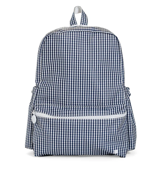 Backpacker, Navy Gingham **PreORDER**