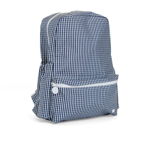 Backpacker, Navy Gingham **PreORDER**