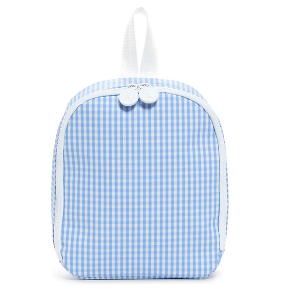 Bring It Lunch Bag, Sky Gingham **PreORDER**
