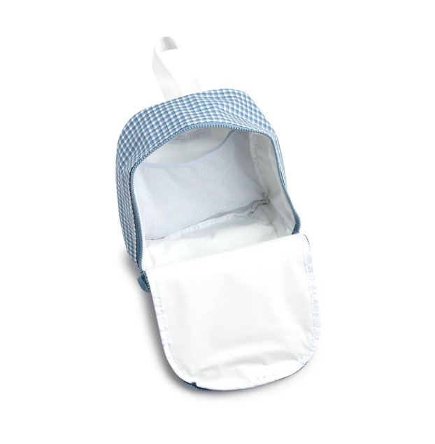 Bring It Lunch Bag, Sky Gingham **PreORDER**