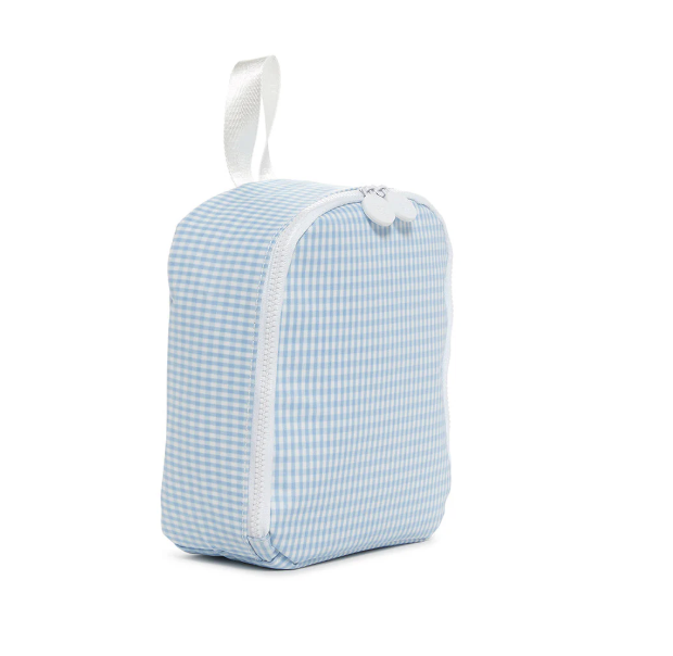 Bring It Lunch Bag, Mist Gingham **PreORDER**