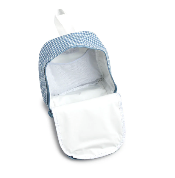 Bring It Lunch Bag, Mist Gingham **PreORDER**