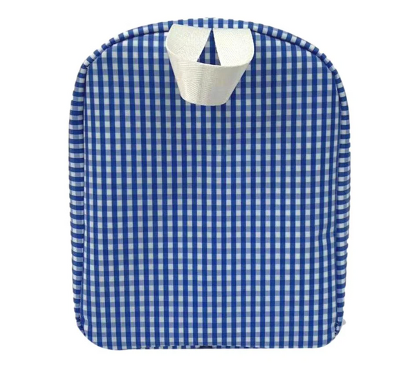 Bring It Lunch Bag, Royal Gingham **PreORDER**