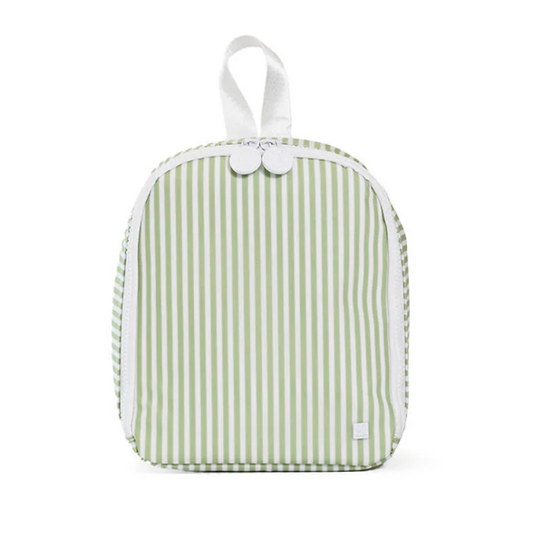 Bring It Lunch Bag, Sage Pimlico Stripe **PreORDER**