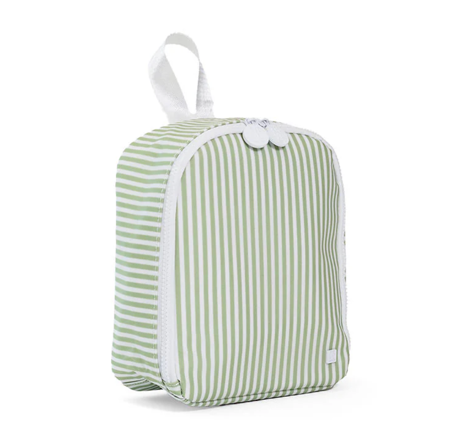 Bring It Lunch Bag, Sage Pimlico Stripe **PreORDER**