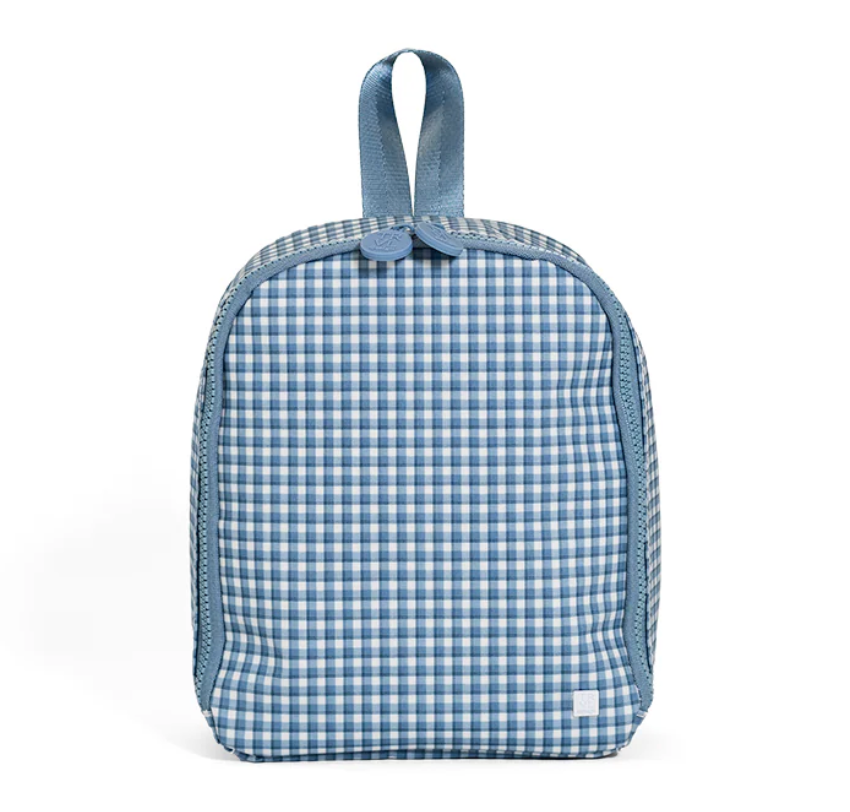Bring It Lunch Bag, Indigo Rodeo Check **PreORDER**