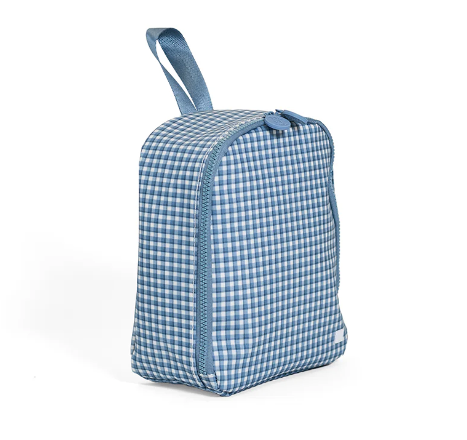 Bring It Lunch Bag, Indigo Rodeo Check **PreORDER**