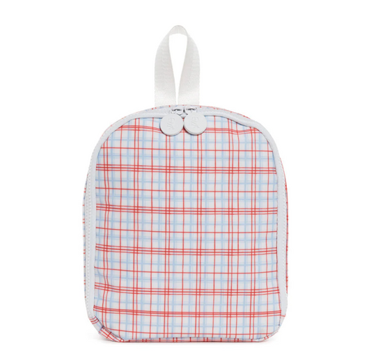 Bring It Lunch Bag, Red Classic Plaid **PreORDER**