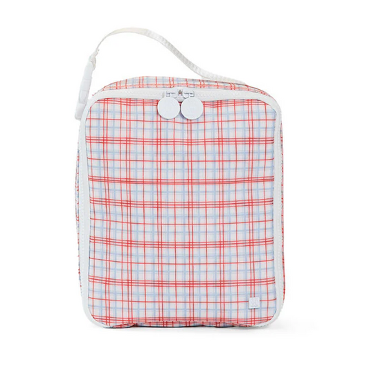 Insulated Lunch Bag, Red Classic Plaid **PreORDER**