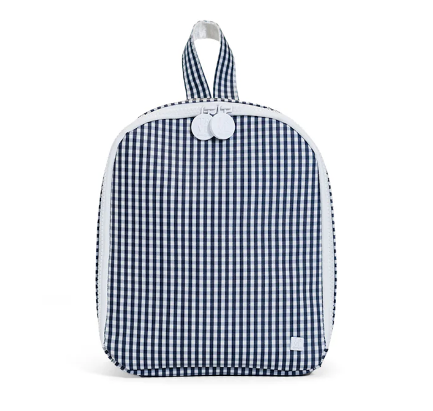Bring It Lunch Bag, Navy Gingham **PreORDER**