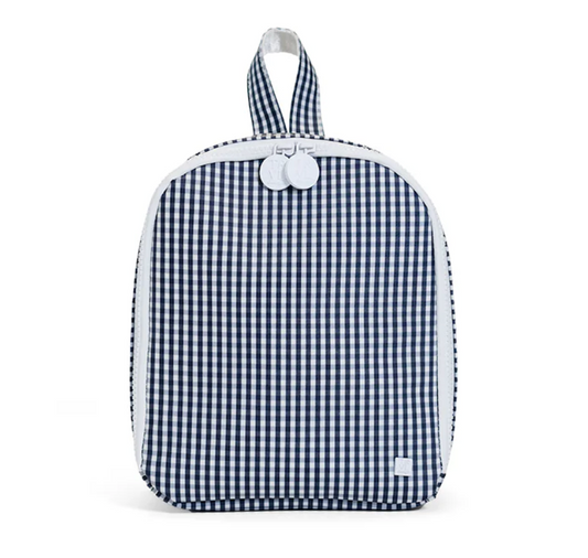 Bring It Lunch Bag, Navy Gingham **PreORDER**