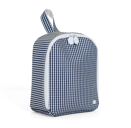 Bring It Lunch Bag, Navy Gingham **PreORDER**