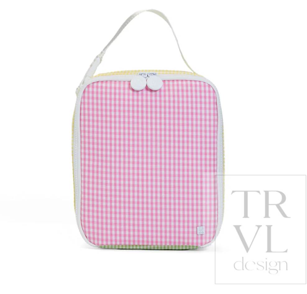Insulated Lunch Bag, Pink Patch **PreORDER**