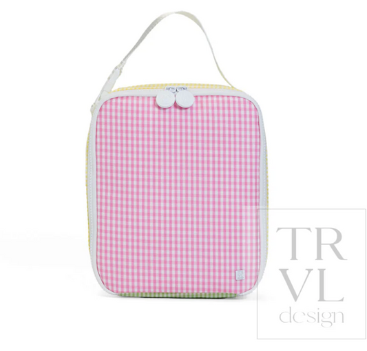 Insulated Lunch Bag, Pink Patch **PreORDER**
