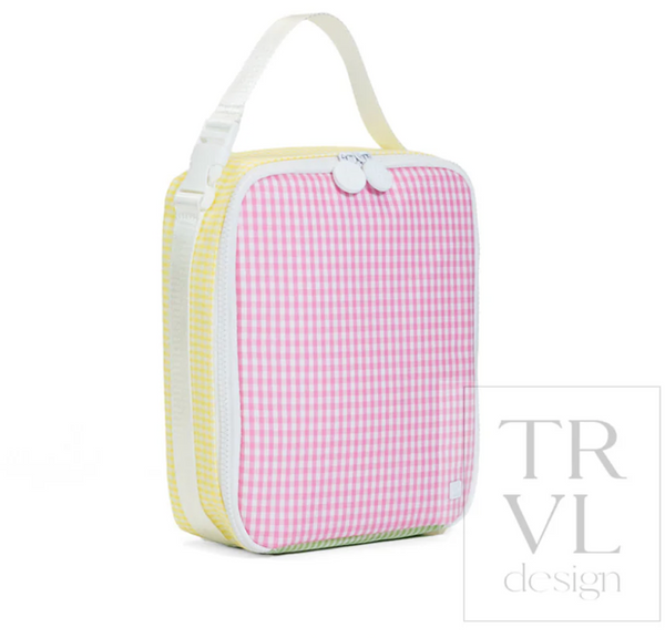 Insulated Lunch Bag, Pink Patch **PreORDER**