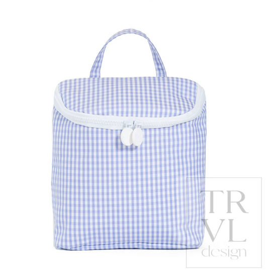 TakeAway Insulated Lunch Bag, Lilac Gingham **PreORDER**