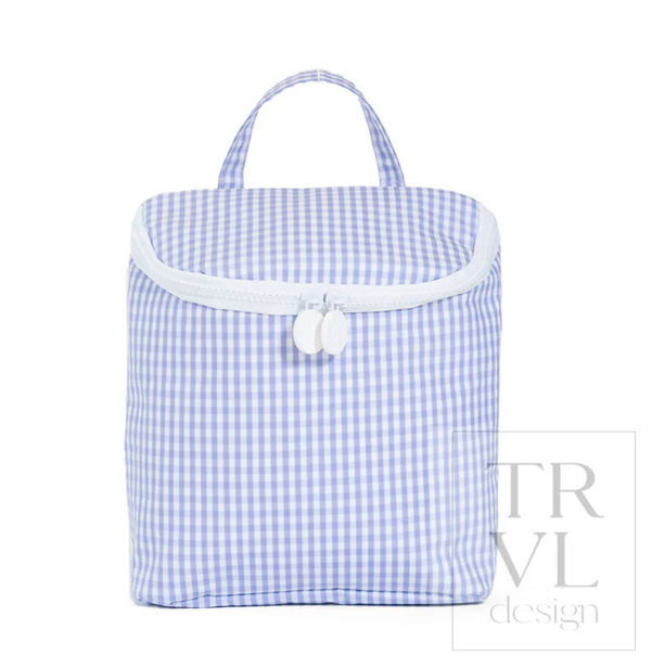 TakeAway Insulated Lunch Bag, Lilac Gingham **PreORDER**