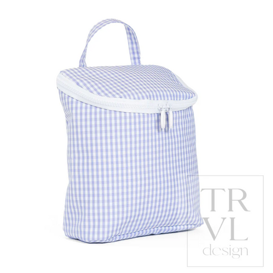TakeAway Insulated Lunch Bag, Lilac Gingham **PreORDER**