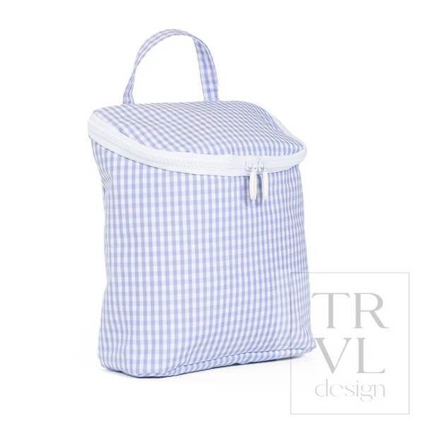 TakeAway Insulated Lunch Bag, Lilac Gingham **PreORDER**