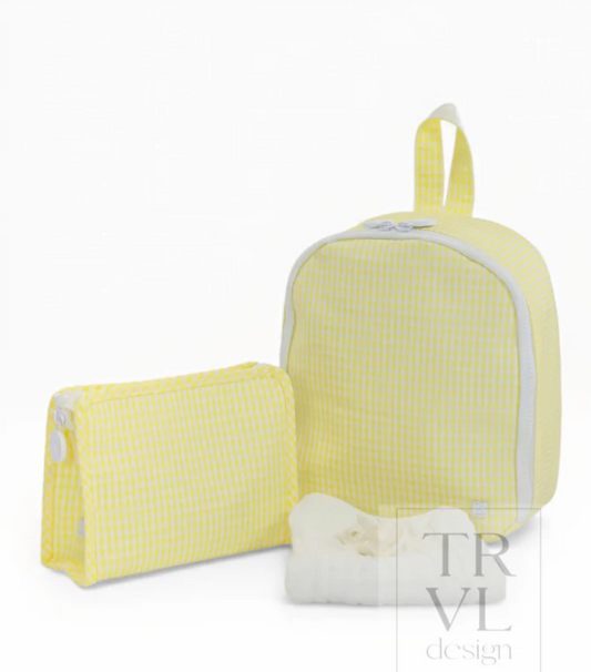 Bring It Lunch Bag, Buttercup Gingham **PreORDER**